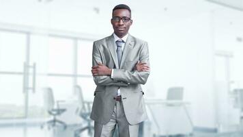 Portrait of young businessman photo