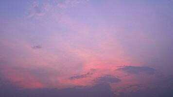 Twilight and dawn sky with cumulus cloud time lapse in an evening 4k footage. video