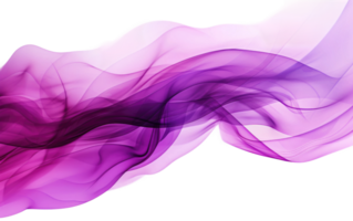 AI generated Vibrant Purple Abstract Smoke on Transparent background png