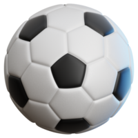 Soccer Ball 3D Illustration for web, app, infographic, etc png