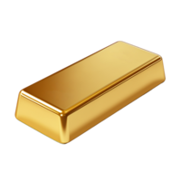 AI generated Gold bar clip art png