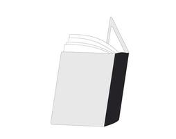 Book. Knowledge, education, learning symbol. Study, research. vector