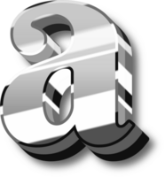 Silver Alphabet Letter and Number png