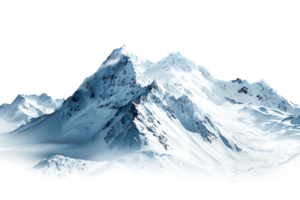 Huge Mountains on isolated transparent background png