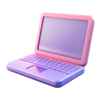 3D laptop icon png