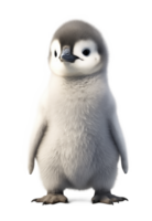 Baby Penguin Isolated on Transparent Background png