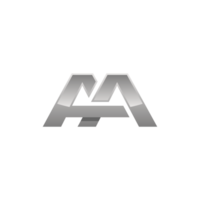 Letter AA Geometric Modern Creative Design Logo png