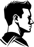 Football, Black and White illustration vector