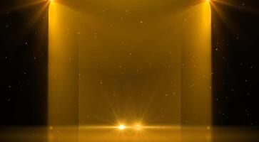 luxury golden award background with spot light effect video