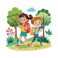 Kids moments illustration concept vector