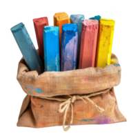 chalks in the bag transparent background png