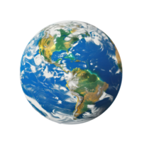 earth globe on transparent background png