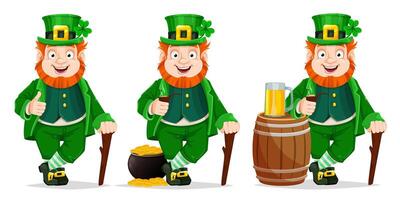 Stock Leprechaun cartoon character vector