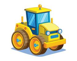 Construction vehicle concept illustration vector