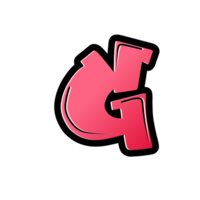 Simple Initial Logo Lettering Grafity G png