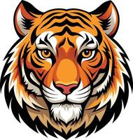 Tiger Head Art Illustration vector