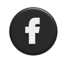 Facebook 3D Illustration png