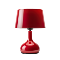 Red lamp isolated on transparent background png