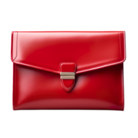 Red purse isolated on transparent background png