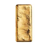 Gold bar placed vertically png