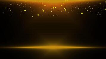 Particles Background With Golden video