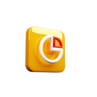 A yellow and white logo with a red and white letter g png