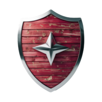 Clear Background 3D Defense Shield png