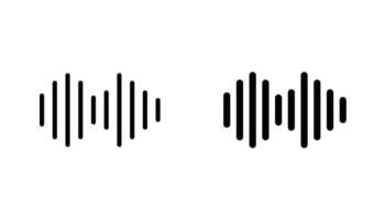 Audio vecor icon set vector