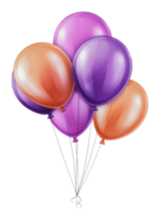 Balloons float in celebration png