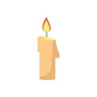 Candle icon showcases a sleek and contemporary design approach vector