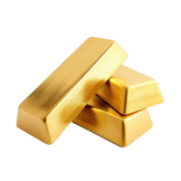 gold bars on transparent background png