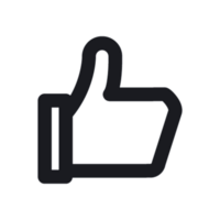 Like Icon for Social Media and Interaction Themes png