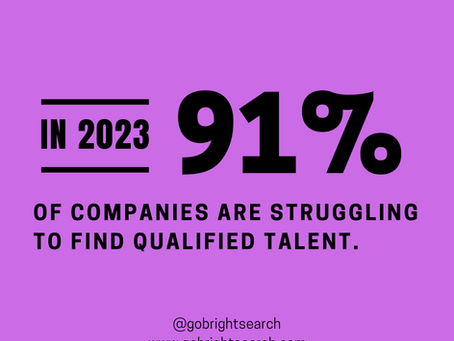 91% Of Companies Are Struggling To Find Qualified Talent