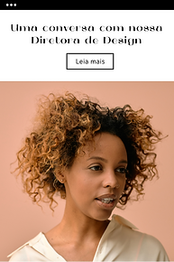 Template de campanha de email marketing com o retrato de uma mulher.