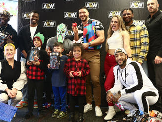 AEW, Jazwares and TBS Provide $1 Million in Toys to Toys for Tots