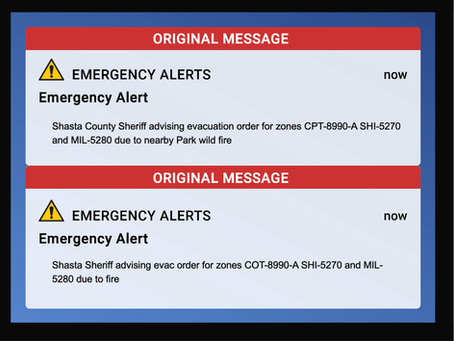 Warning Location Information and Zones...  