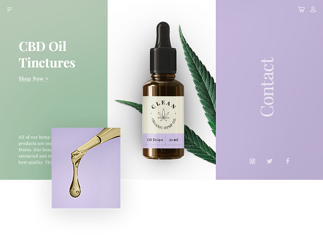 CBD online store with CBD oil tinctures.