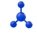 Ícone de moléculas ligadas