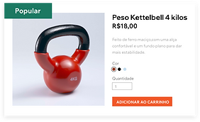 Um produtos da categoria "mais vendidos"