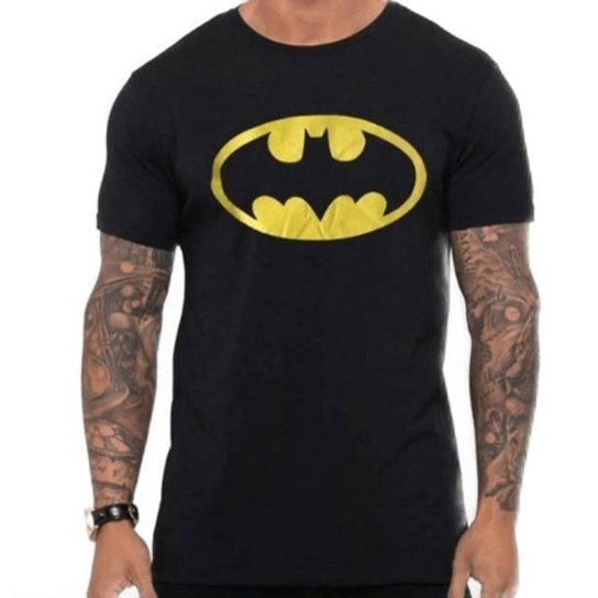 Camiseta Meu Estilo Batman Masculina - Preto | Zattini