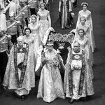 Queen Elizabeth’s coronation in 1953, and her funeral on Monday.