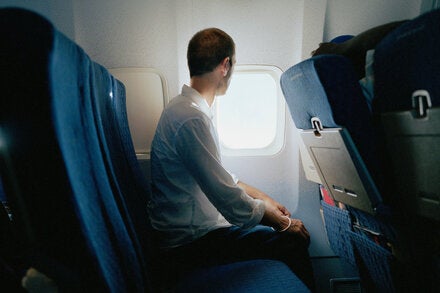 In-flight entertainment? Some social media users are choosing to simply stare at the back of the seat in front of them. The term they are using for that hobby has the internet talking.