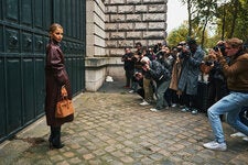 At Hermès, influencer Caroline Daur’s perfect photo-op.