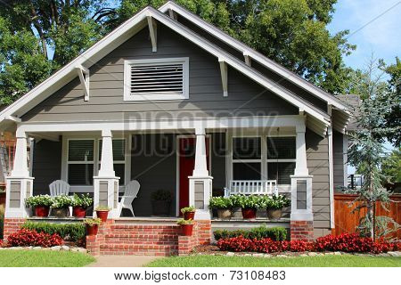 Nice one-family house with a porch