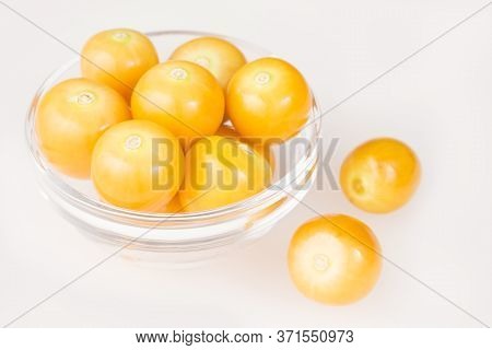 Golden Berry, Uchuva - Physalis Peruviana. White Background