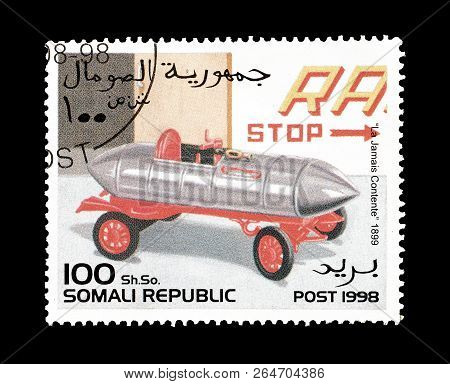 Somali Republic - Circa 1998 : Cancelled Postage Stamp Printed By Somali Republic, That Shows  La Ja