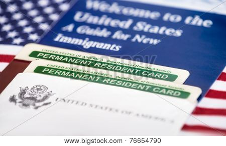 United States Of America Permanent Resident Card