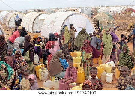 Water While Waiting Africans