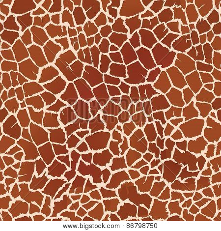 Somali Giraffe Skin Vector Seamless Pattern