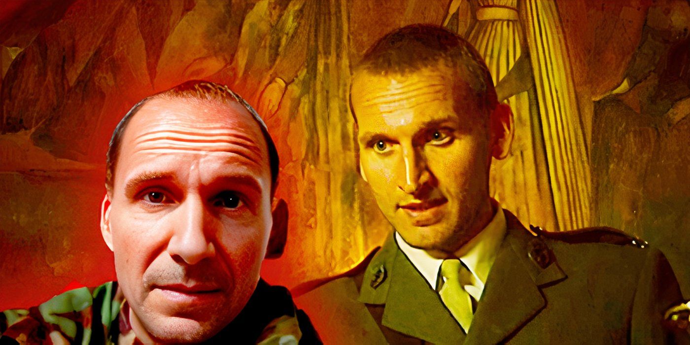 Ralph Fiennes beside Christopher Eccleston's Henry West from 28 Days Later